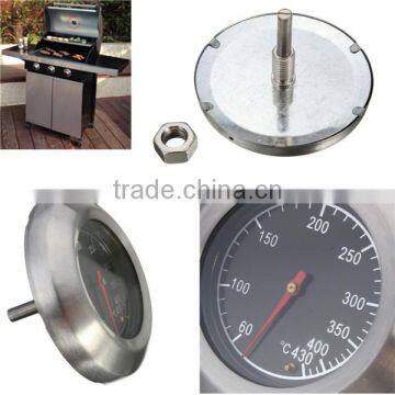 High Quality Barbecue BBQ Smoker Grill Stainless Steel Thermometer Temperature Gauge 60-430 photo-2