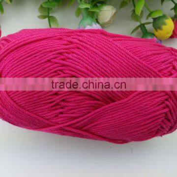 Cotton Linen Blend Yarn,100% Combed Mercrized Cotton Yarn photo-6
