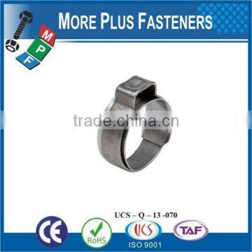 Made in Taiwan Stainless Steel thin hose clamp flexible hose clamp accessories hose clamp