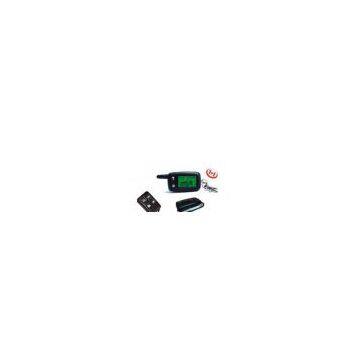 2 Way Paging Car Alarm With 1-pcs one way FM transmitter