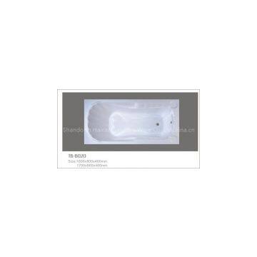 Simple Empty Acrylic Bathtub photo-2