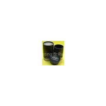 Customized Black Non-toistic Rigid Cardboard Telescoping Paper Tube Box for Gift Packing