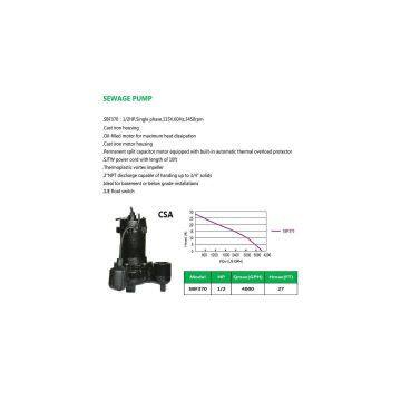 SEWAGE PUMP SBF370