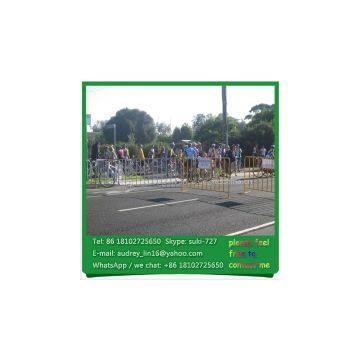 Hot dipped galvanized metal crowd event barrier pedestrian control barrier