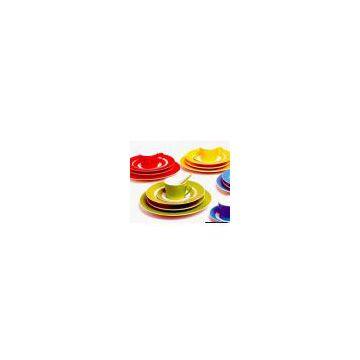 Colorful Glazed Dinner sets