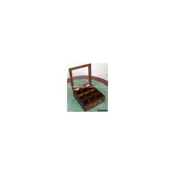wooden tea box