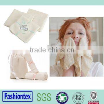 bamboo muslin facial cloths organic cotton fabric