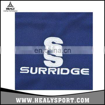 New Style Famous Brand Navy Blue Basketball Gym Suit Mesh Dry Fit Men Basketball Jersey photo-3