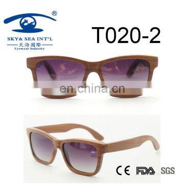 2017latest style high quality wooden sunglasses