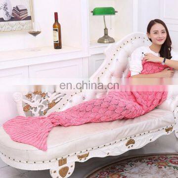 Promotion Gift Soft Mermaid Tail Blanket For Sale