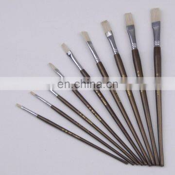 High Quality Bristle Painting Brush With Short Wooden Handle photo-3