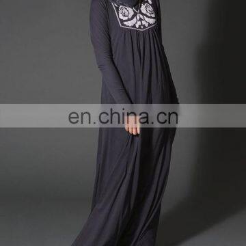 Islamic Clothing Occasion & Daily Wear Chest Lace Printing Fancy Burka Burqa (Mu042006)