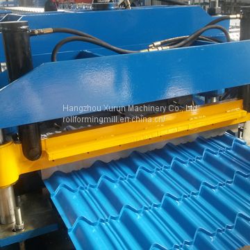 27-190-950 Roof Tile Roll Forming Machine Metal Sheet Panel Roll Former Steel Profiling Equipment