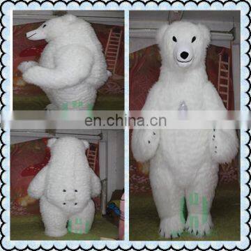 CE inflatable Polar bear mascot costume giant costume for adult