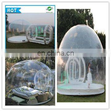 2017 hit romantic clear giant inflatable dome bubble tent for sale, transparent bubble tent for commercial