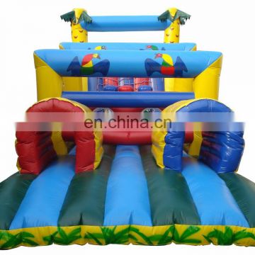 HI Colorful Inflatable Sports Games Tunnel Fun Inflatables Obstacle Course Games For Kids