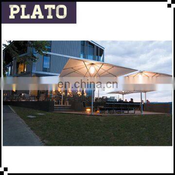 Heavy Duty Cantilever Wall Hanging Coffee Outdoor Patio Umbrella