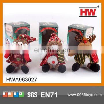 High Quality BO 8 Inch Sitting Singing Santa/Snowman (Battery Included)