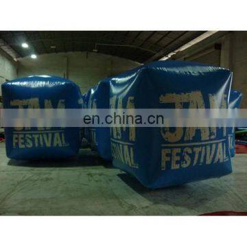 2016 full digital printing cube buoy Custom floating inflatable buoys for water lake or marine event promotion