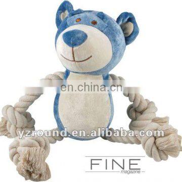 Pet toys blue bear plush for pets