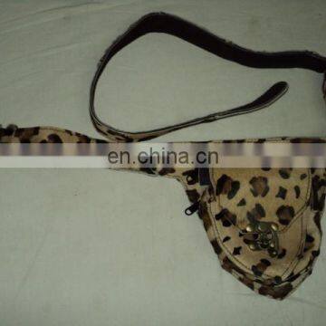 NEW SUEDE LEATHER WAIST BAGS with fur style