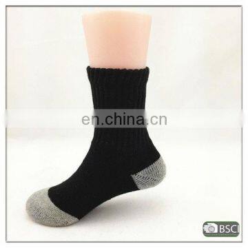 grey toe and heel socks for child
