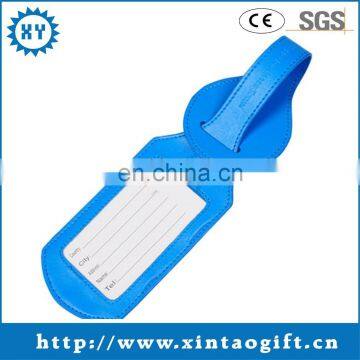 Promotions colorful leather luggage tag in order to mutual benefit