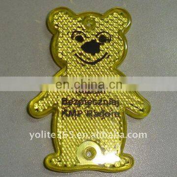 reflective teddy bear