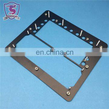 Laser Cutting powder coated black Bending Welding Parts Processing Fabrication Flat Sheet Metal