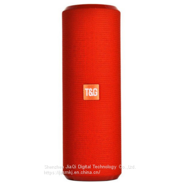 TG126 Fabric Bluetooth Speaker Long Round Gun Barrel Outdoor Waterproof Portable Bluetooth Speaker Gift Box photo-3