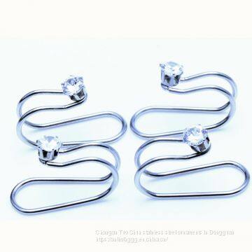 Amazon Hot Diamond Ear Clip Without Pierced Ears Can Also Wear Foreign Trade Earrings Wholesale Manufacturers. photo-5