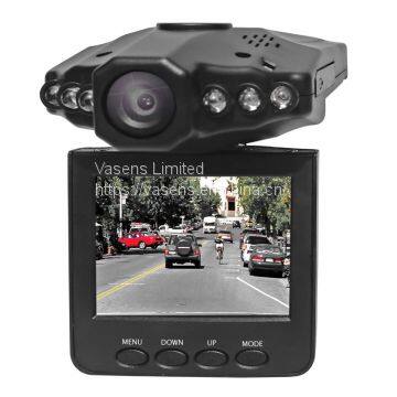 Vasens 2.5 Inch 1080P Dash Cam 270 Degree Screen Whirl With 6 Pcs IR LED Light Car Dvr