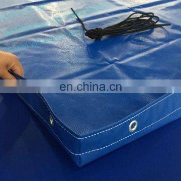520gsm Blue Tarps Widely Used for Trailer Cover,truck Cover photo-2
