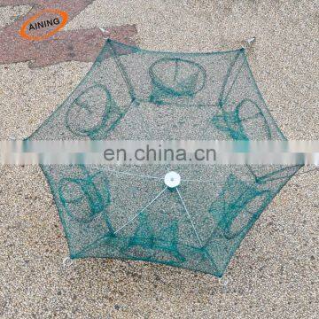 Heavy Duty 12 Holes Umbrella Foldable Fishing Trap Cast net making