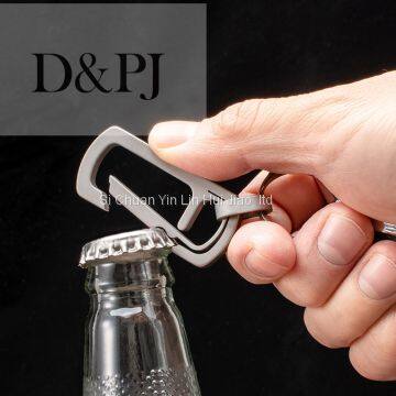 Lightweight Bottle Opener Titanium Key Chain photo-4