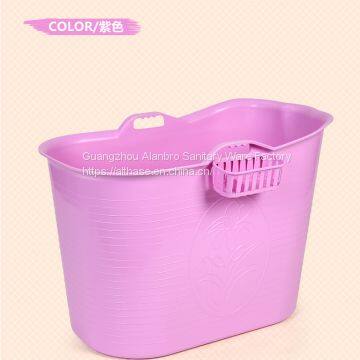 Bath Tube In Plastic PP5 REACH Test Passed Portable Freestanding Bathtub for Adults Indoor Spa Buthtub photo-5