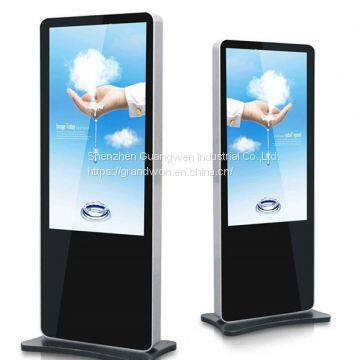 Floor Standing Video Advertising Player Lcd Touch Screen Self Service Kiosk ad Display Digital Signage photo-2