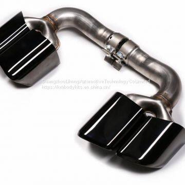KM for Cayenne Turbo Style 9Y0 2018-up Exhaust Tip Exhaust Pipes Muffler Tips Tail Pipe Black Titanium Normal Style photo-4