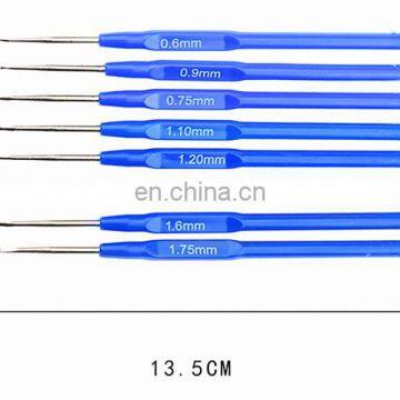 Wholesale Aluminium Knitting Needle Various Size Crochet Hook With Plastic ABS Rubber TPR photo-3
