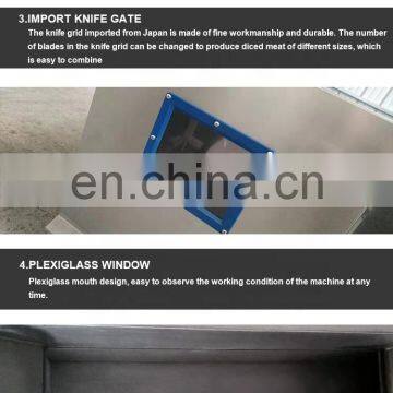 Frozen Chicken Cutter/cube Steak Cutting Machine/meat Cube Dicing Machine