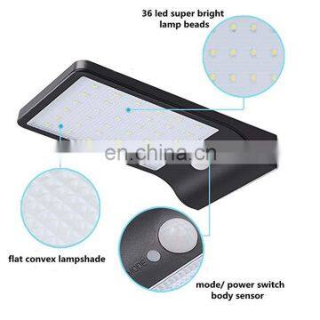 Waterproof 36 LED Solar Light Motion Sensor Outdoor Garden Light Solar Lamp With Pole photo-6