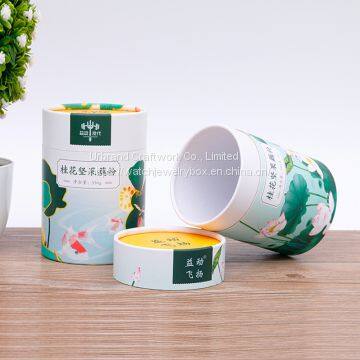Manufacturers Custom Packaging Food Currency Packaging Paper Cans Food Tea Gift Round Cans Kraft Paper Tube Customization photo-3