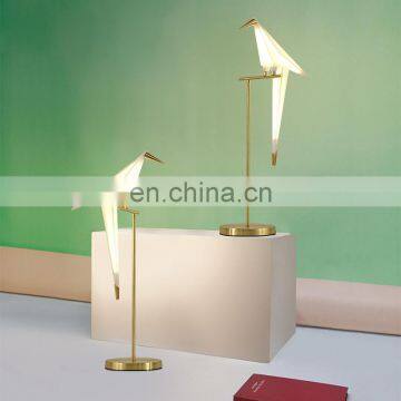 Guangdong Hotel Decoration Bird Shade Led Table Lights Bedside Lamp photo-5