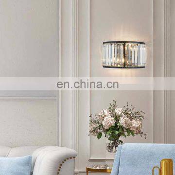 TV Wall Crystal Wall Lamp LED Wrought Iron Decorative Aisle Lights photo-4