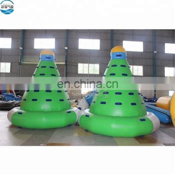 Wholesale challenge water tower/inflatable water climbing rock pyramid