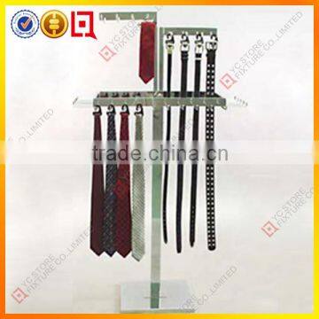 Usable Free Standing Rotating Metal Belt Display Rack photo-2