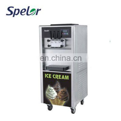 3 Flavors Mico-computer Control Self Serve Soft fresh fruit Ice Cream Maker Machine