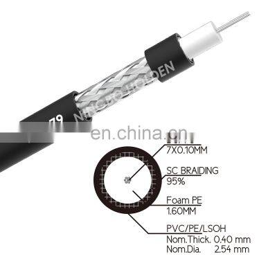 Cctv Camera Coaxial Rg59 Rg6 Rg11cable Rj60 Distance Cheap Wooden Drum Coaxial Cable and Wire