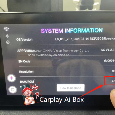 NEW 4+64GB Carplay Android Box For Universal Car USB plug and play to update CP-600
