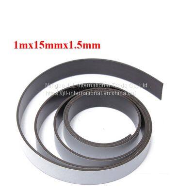 Customized Isotropic Flexible Magnetic Tape/ Rubber Magnet With Self-Adhesive